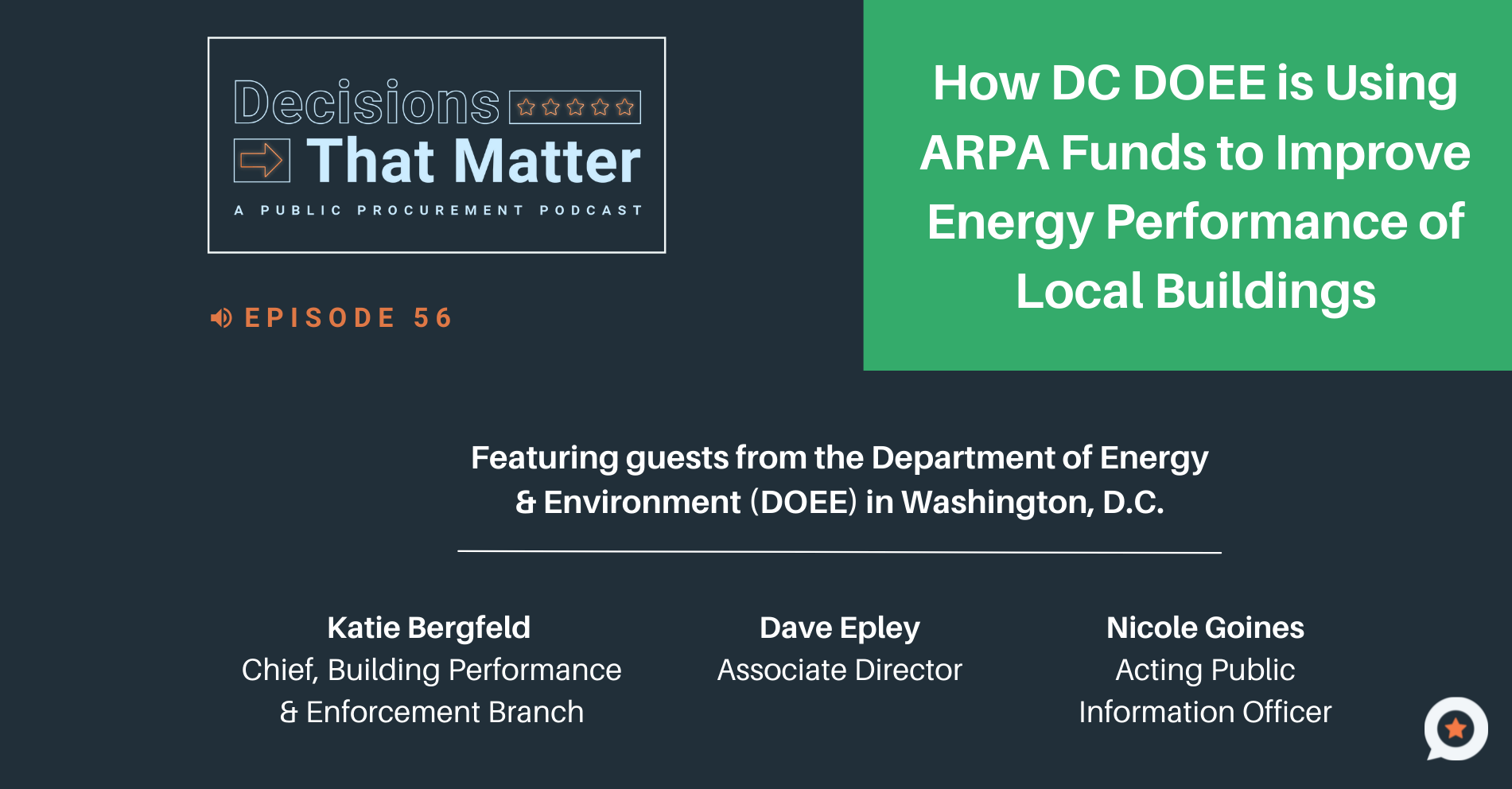Ep. 56 - How DC DOEE is Using ARPA Funds to Improve Energy Performance of Local Buildings