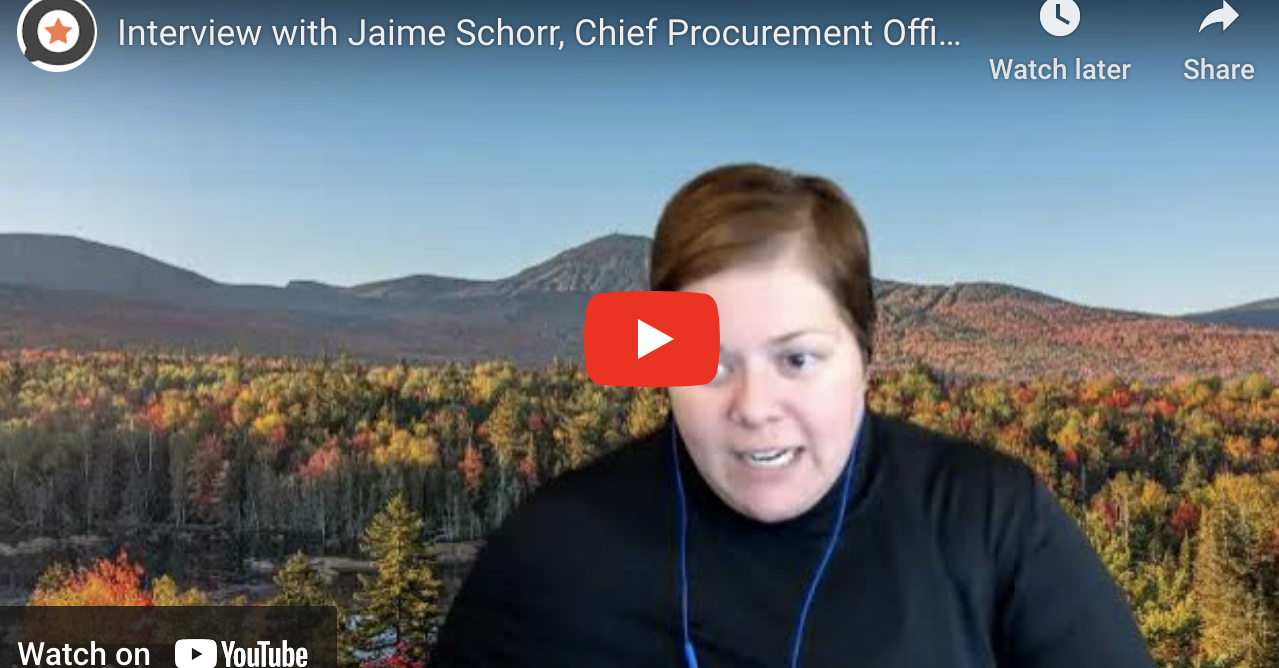 Interview | An Optimistic Procurement Future: Maine's Jaime Schorr and The Perfect Opportunity